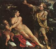 Annibale Carracci Venus, Adonis and Cupid Spain oil painting reproduction